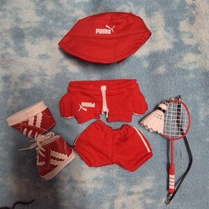 Puma Red Doll Sports Set